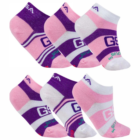 GSA Παιδικές κάλτσες Organicplus Girls' Ultralight Low Cut Sustainable Socks / 6 pairs